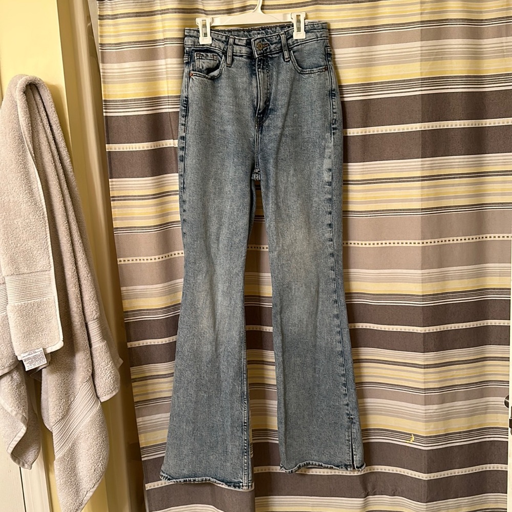 Light Blue Flared Jeans